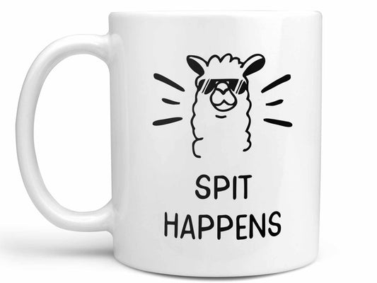 Spit Happens Llama Coffee Mug