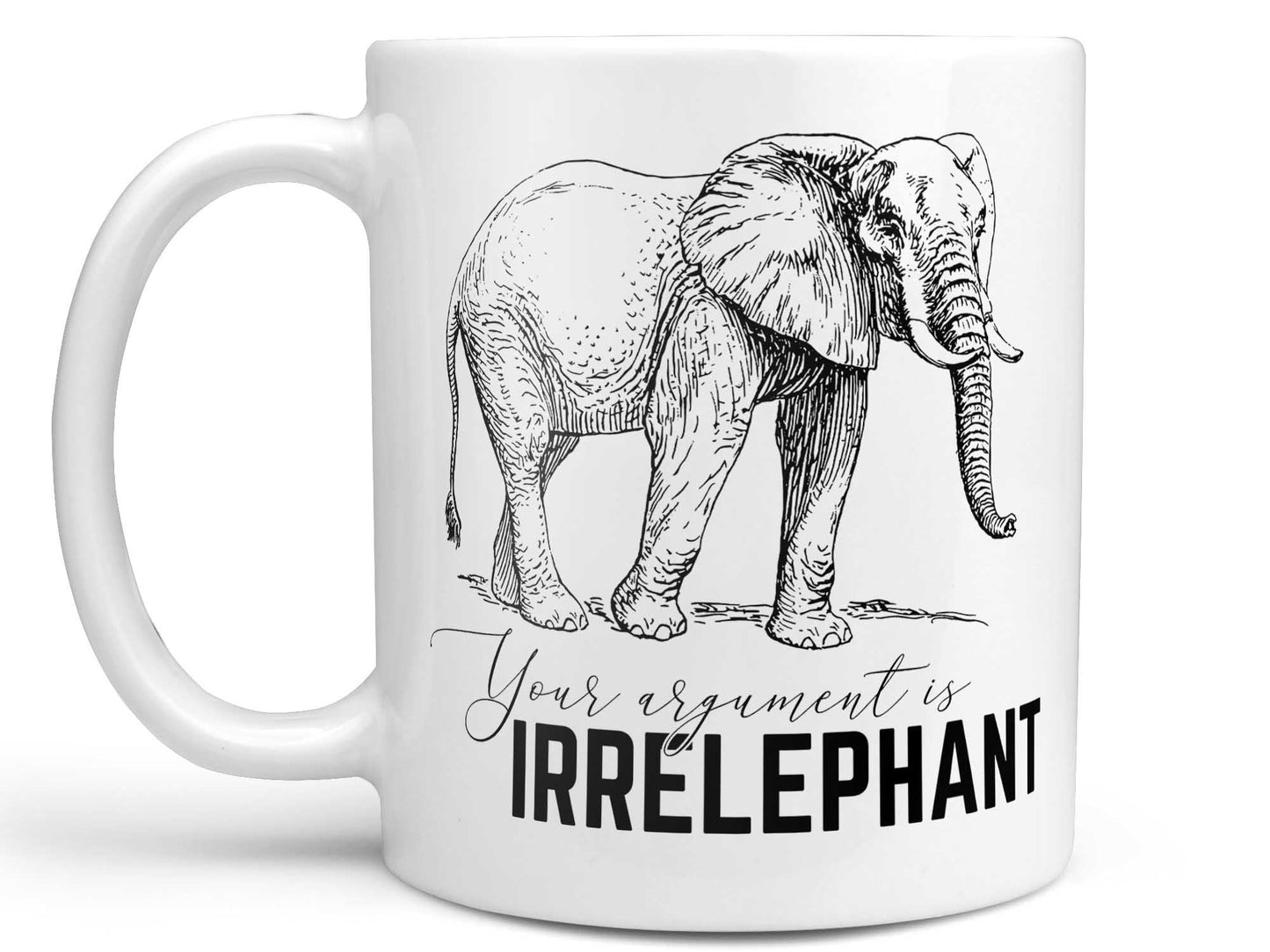 Irrelephant Elephant Coffee Mug