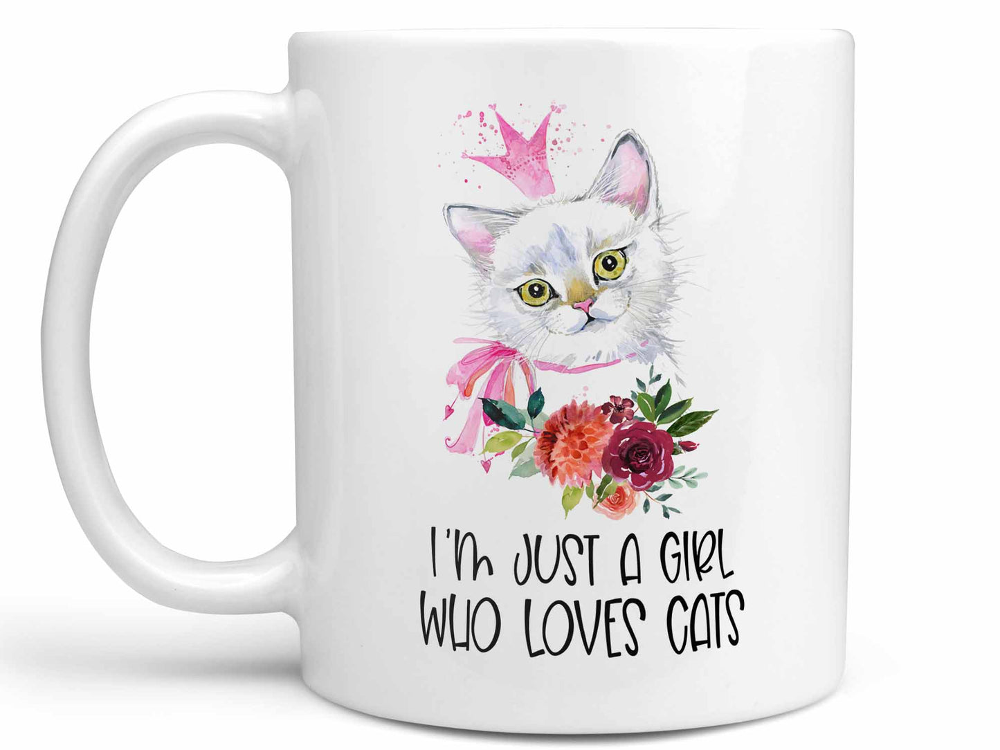 Girl Who Loves Cats Coffee Mug