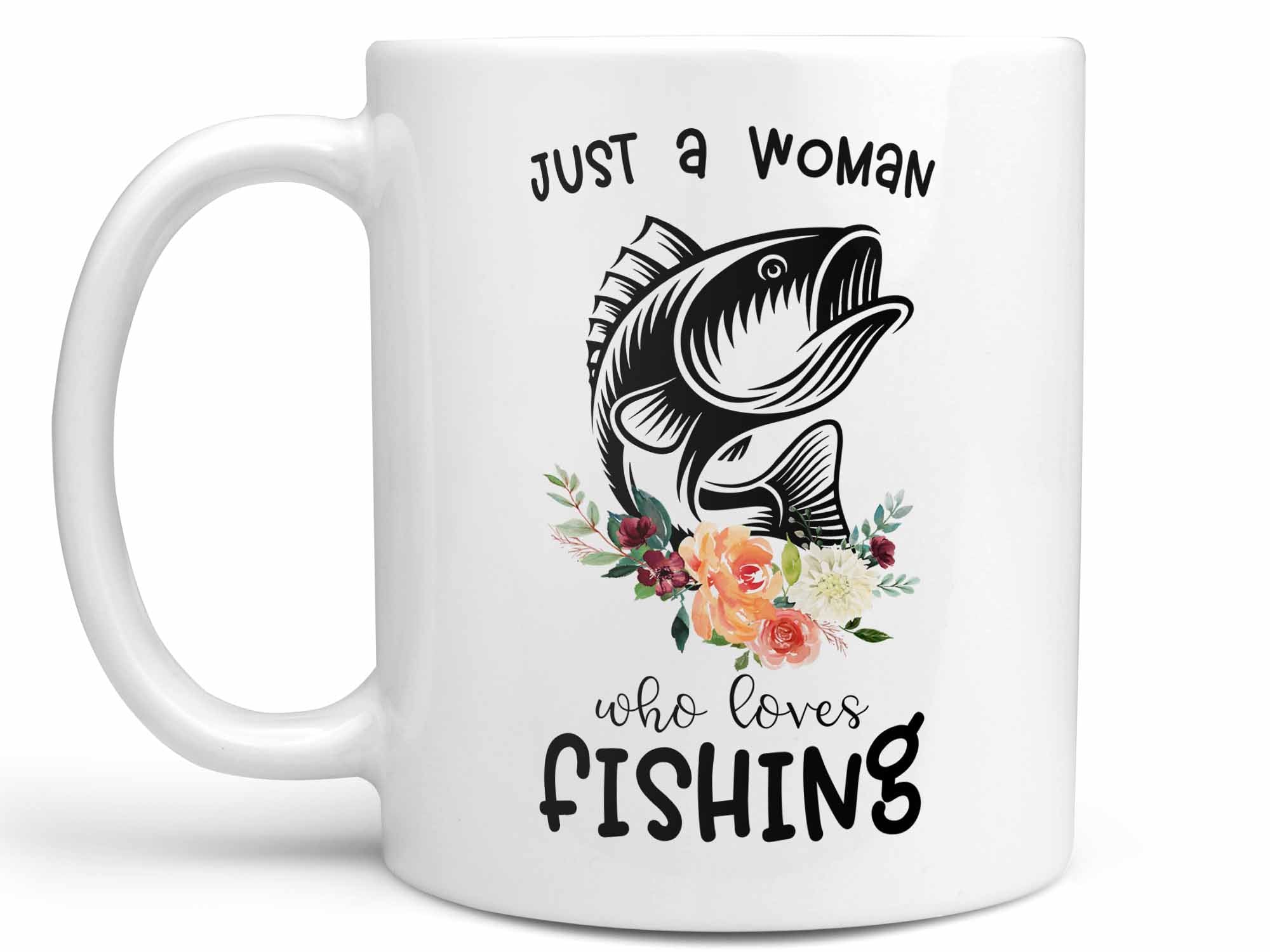 Woman Who Loves Fishing Coffee Mug