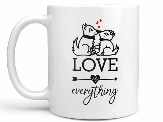 Kissing Dogs Coffee Mug