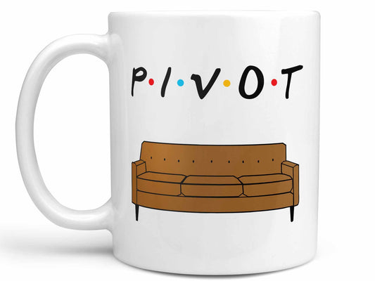 Pivot Couch Friends Coffee Mug