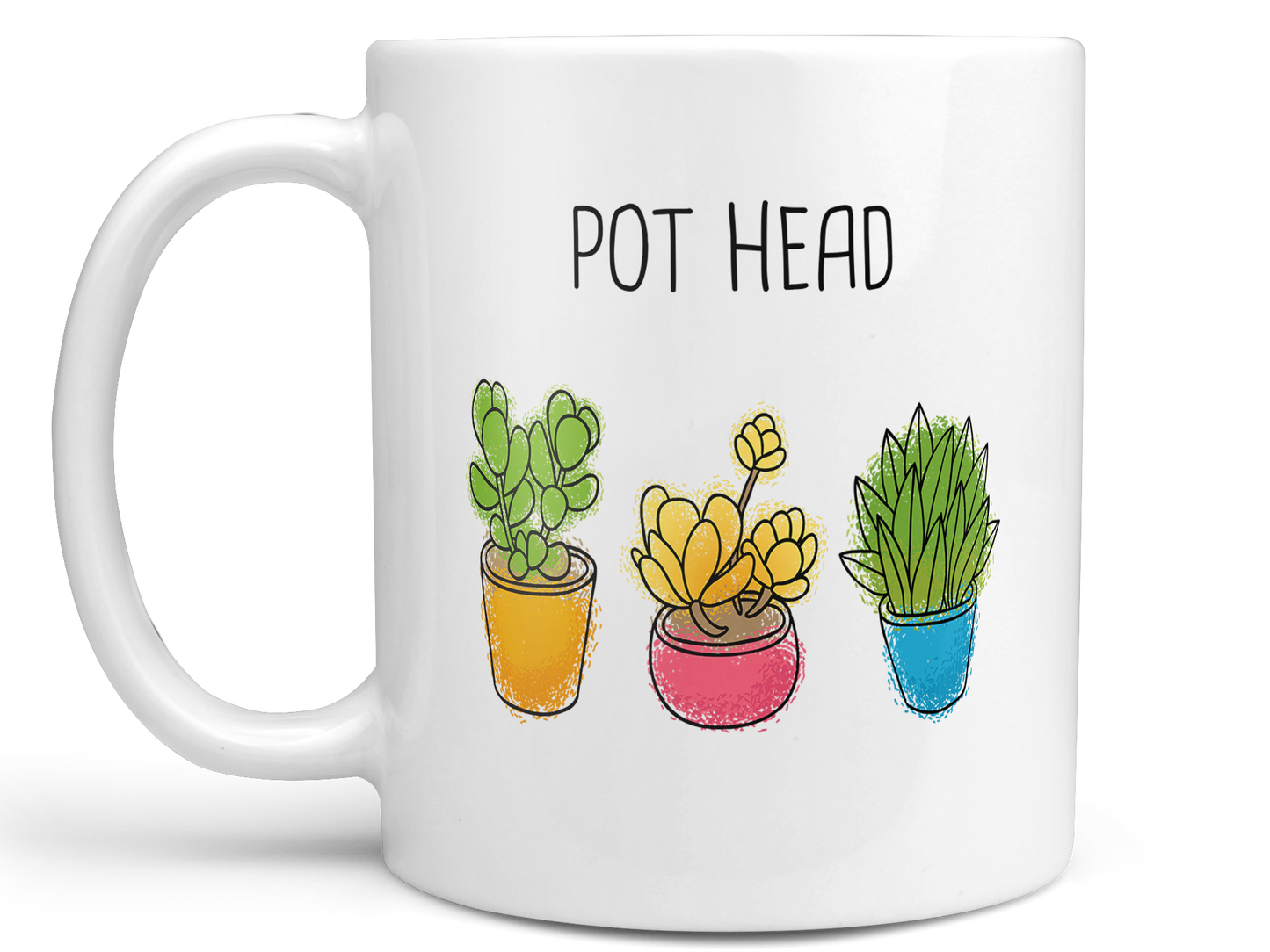 Pot Head Succulents Coffee Mug