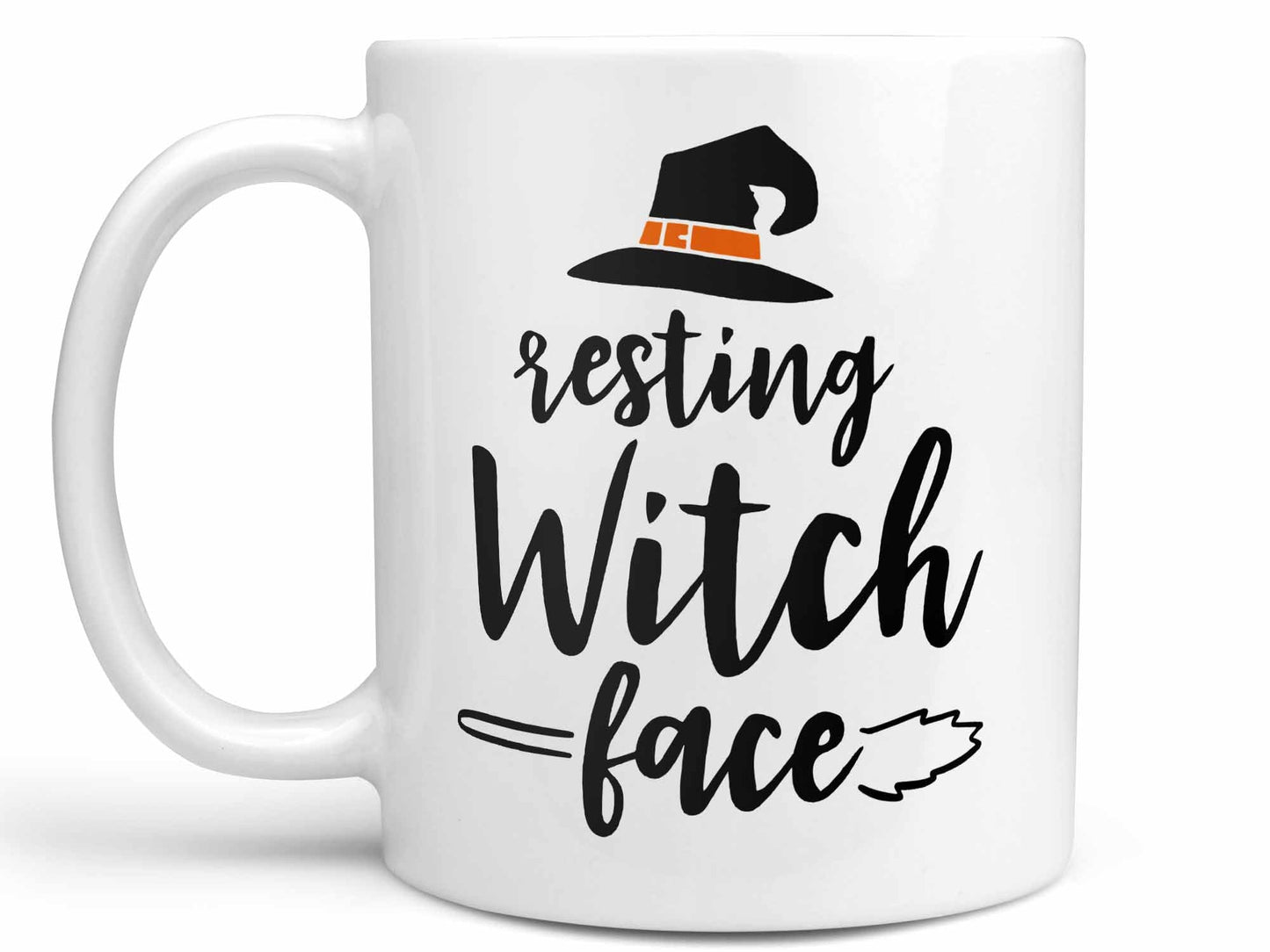 Resting Witch Face Halloween Coffee Mug