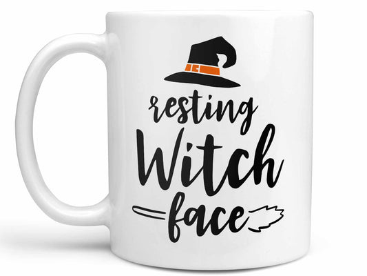 Resting Witch Face Halloween Coffee Mug