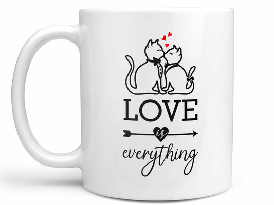 Kissing Cats Coffee Mug
