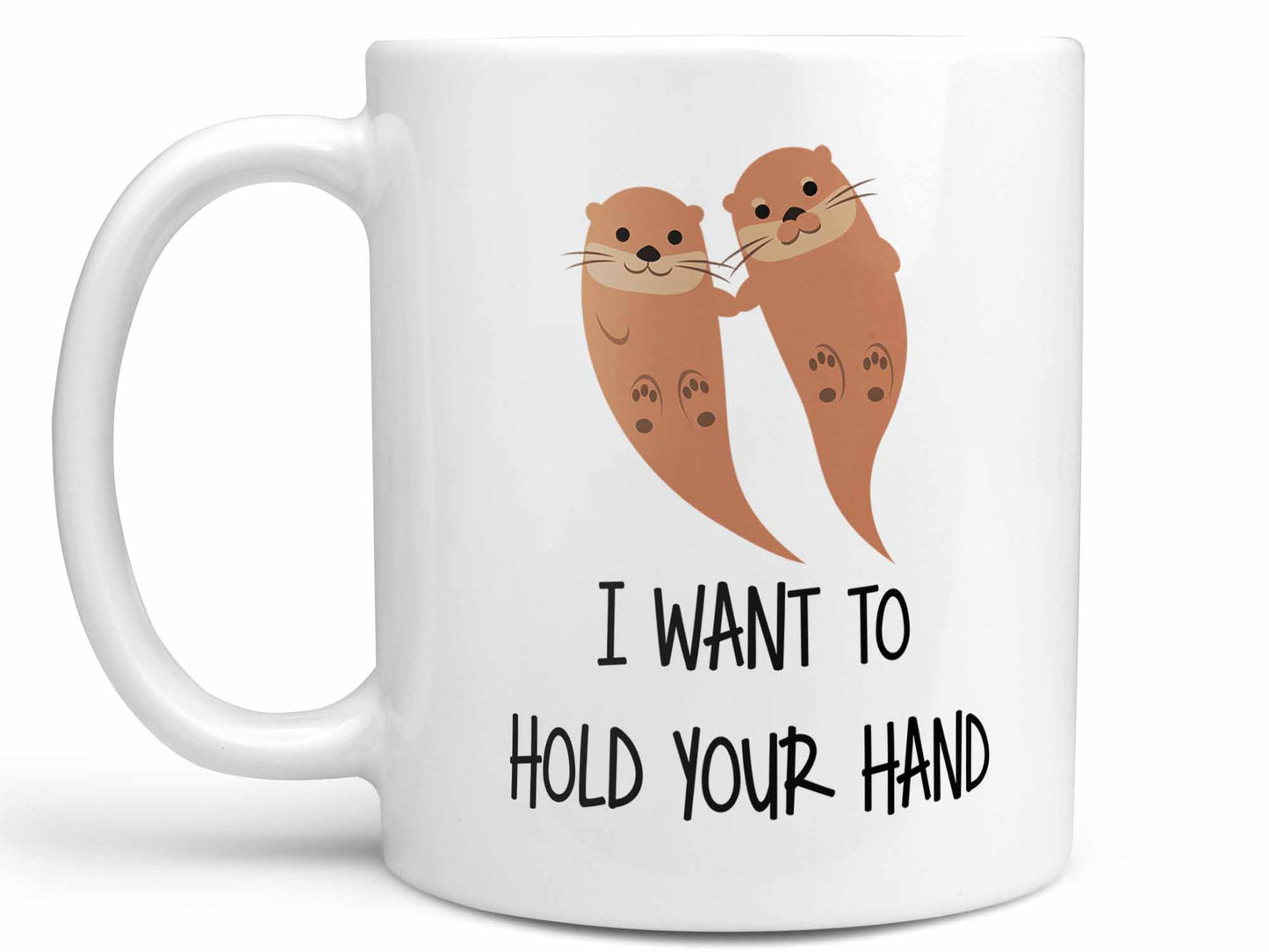 Hold Your Hand Otter Coffee Mug