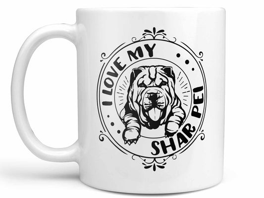 I Love My Shar Pei Coffee Mug
