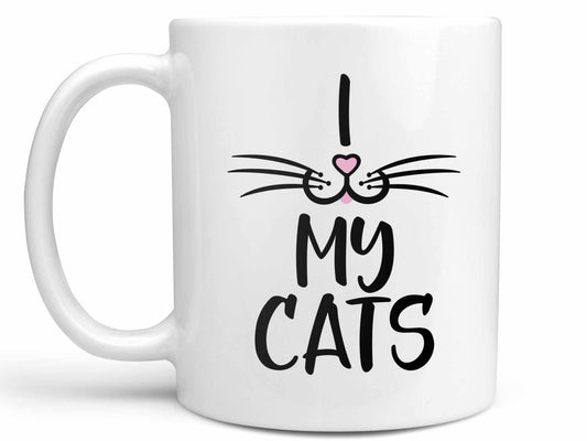 I Love My Cats Coffee Mug