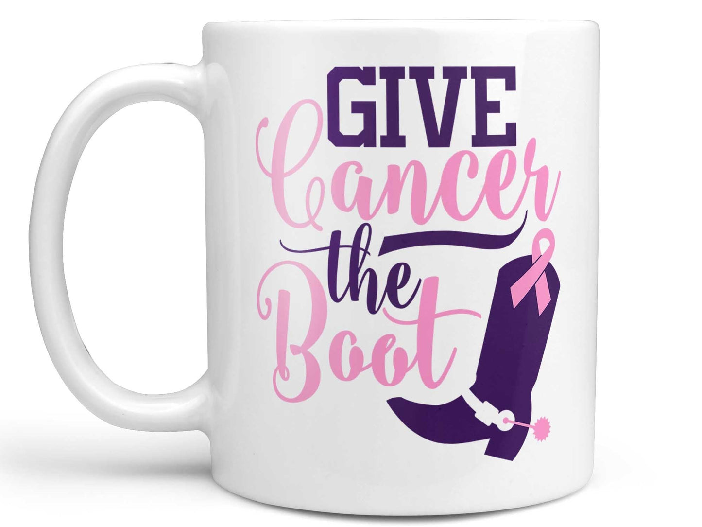 Give Cancer the Boot Coffee Mug