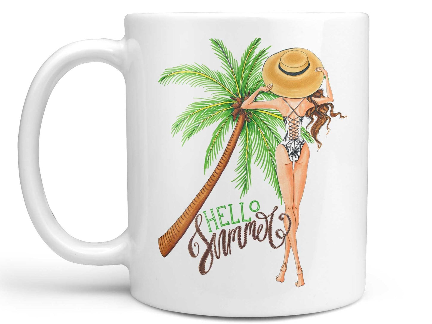 Hello Summer Girl Coffee Mug