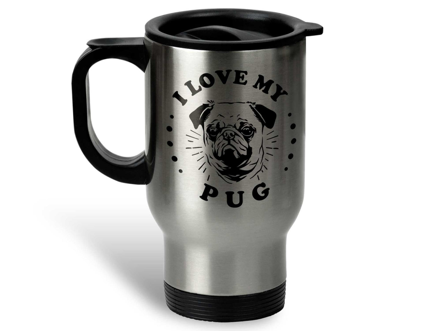I Love My Pug Coffee Mug
