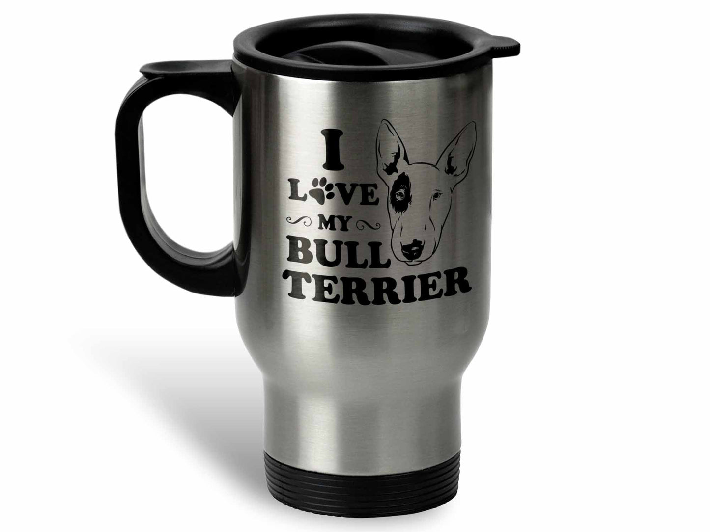 I Love My Bull Terrier Coffee Mug