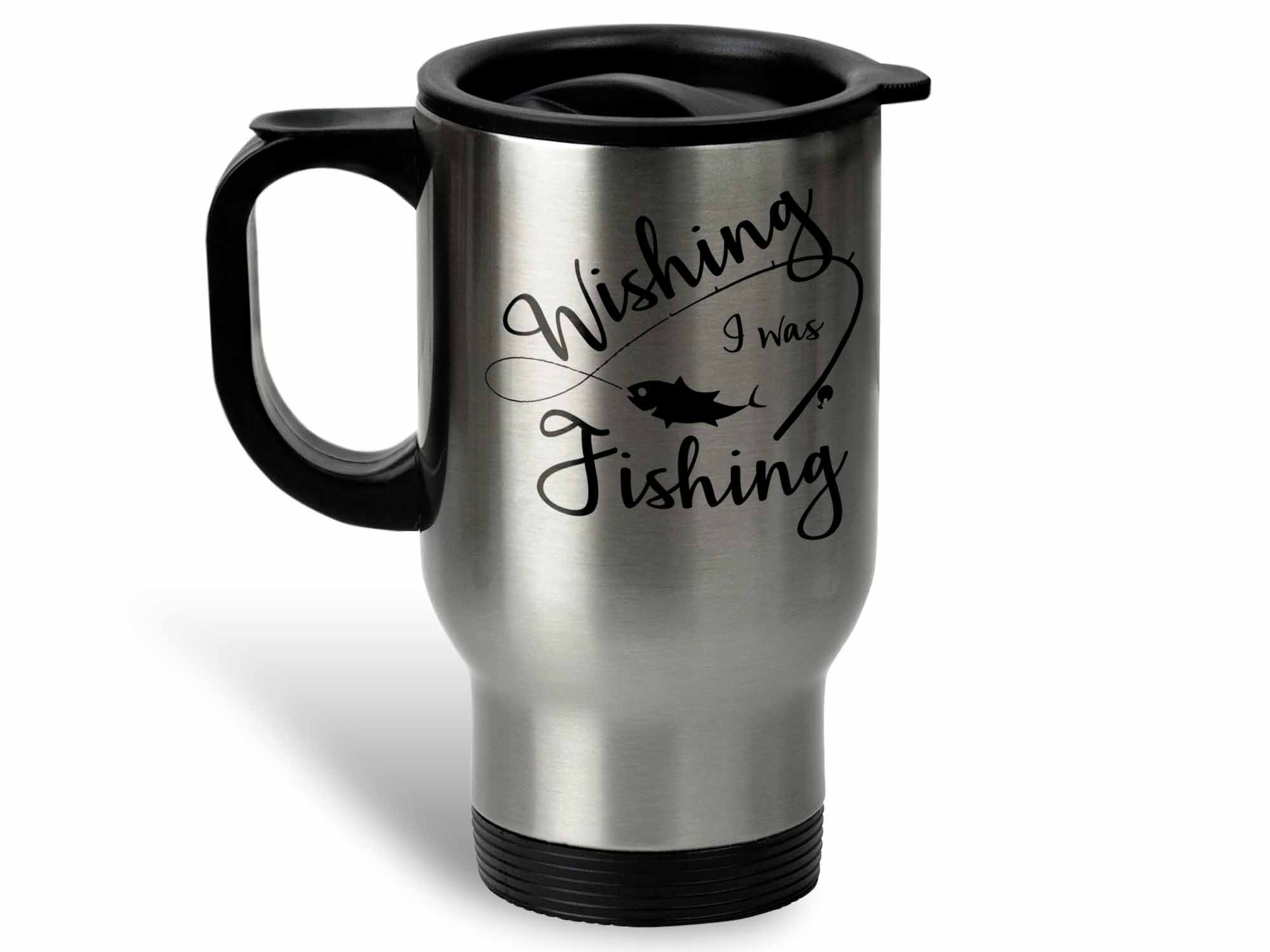 Wishing I Was Fishing Coffee Mug