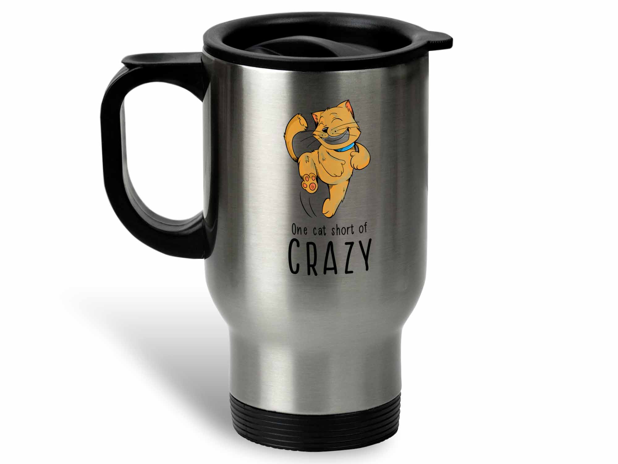 One Cat Short of Crazy Coffee Mug
