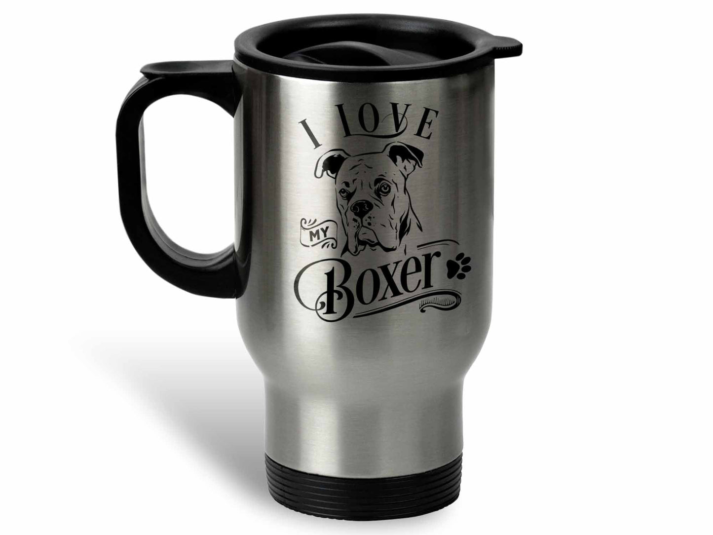 I Love My Boxer Coffee Mug