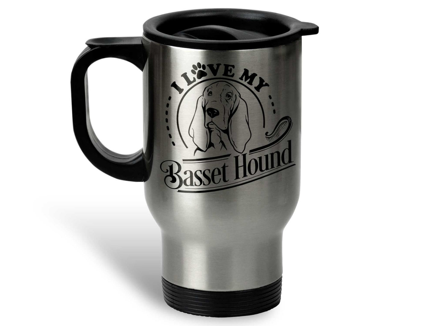 I Love My Basset Hound Coffee Mug