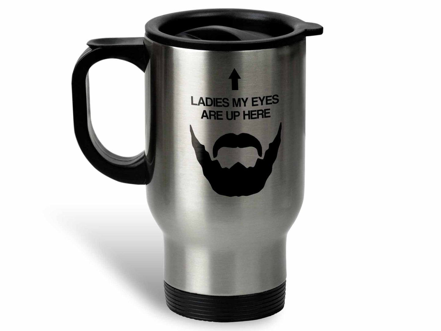 Eyes Up Here Beard Coffee Mug