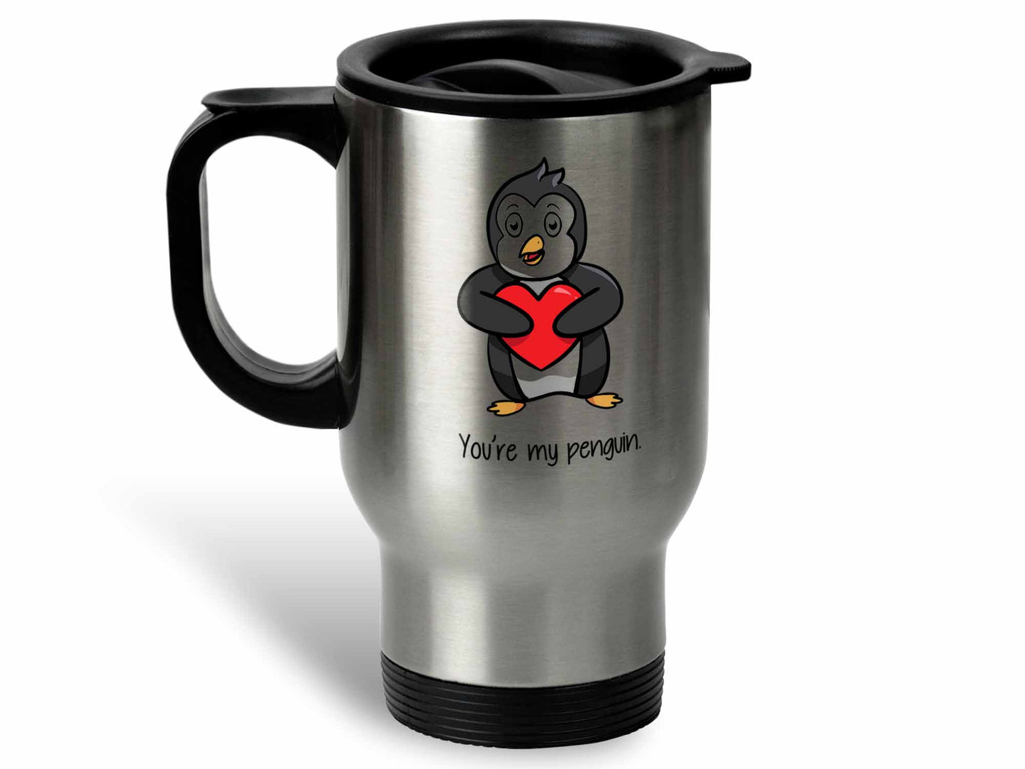 Penguin Heart Coffee Mug