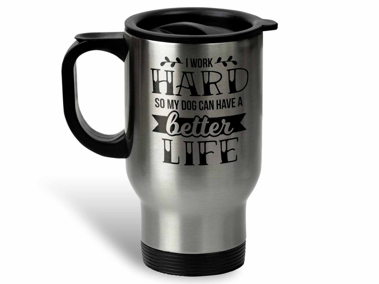 Work Hard Dog Coffee Mug