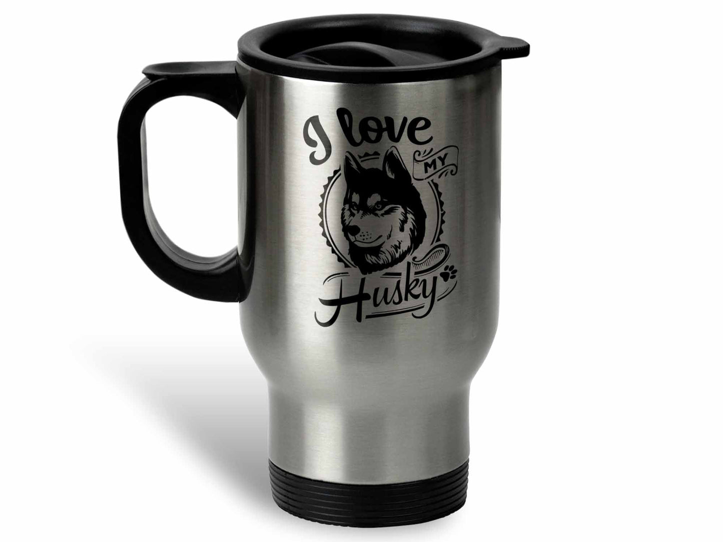 I Love My Husky Coffee Mug