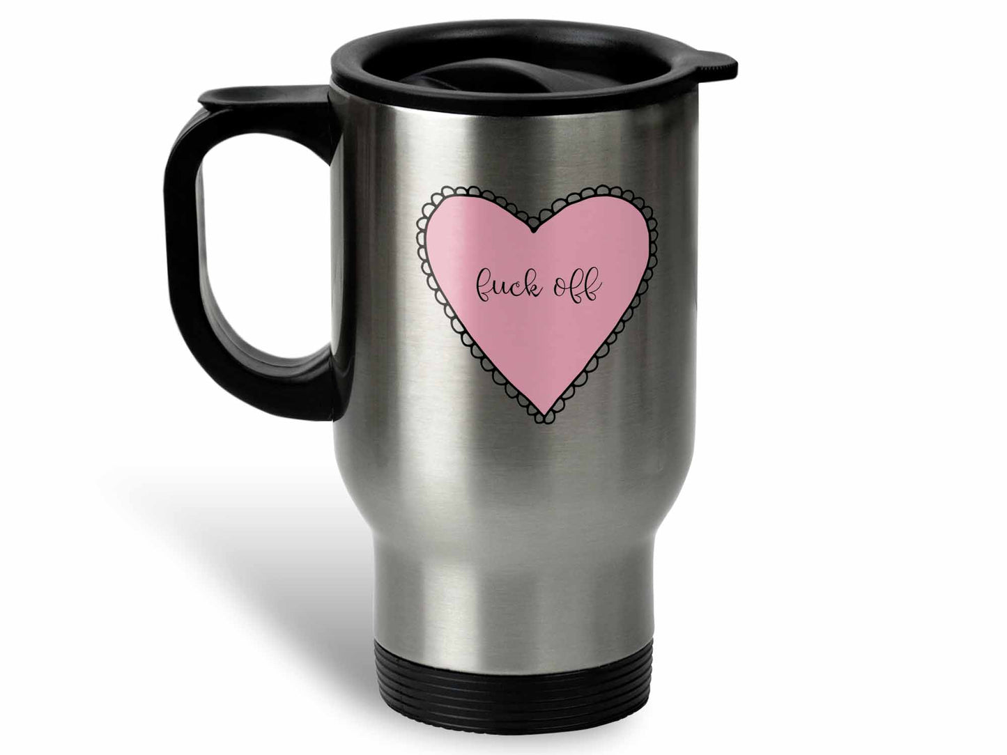 Fuck Off Heart Coffee Mug