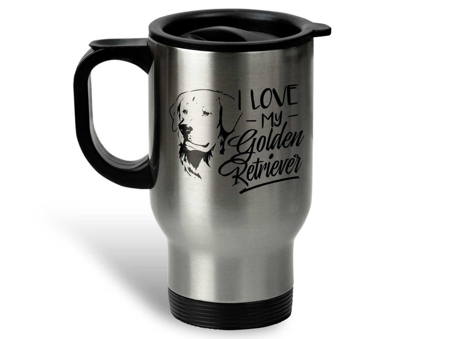 I Love My Golden Retriever Coffee Mug
