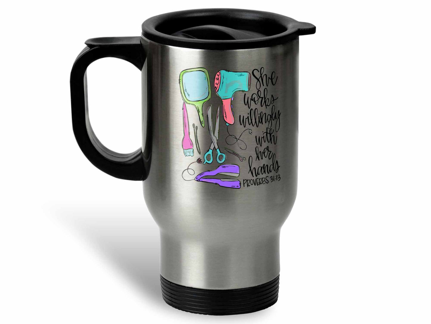 With Her Hands Stylist Coffee Mug