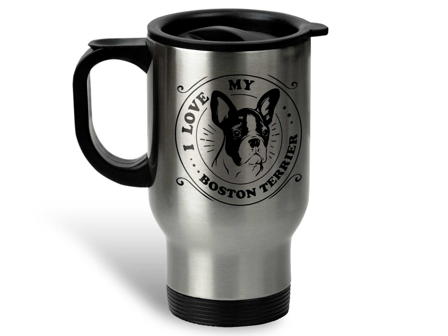 I Love My Boston Terrier Coffee Mug