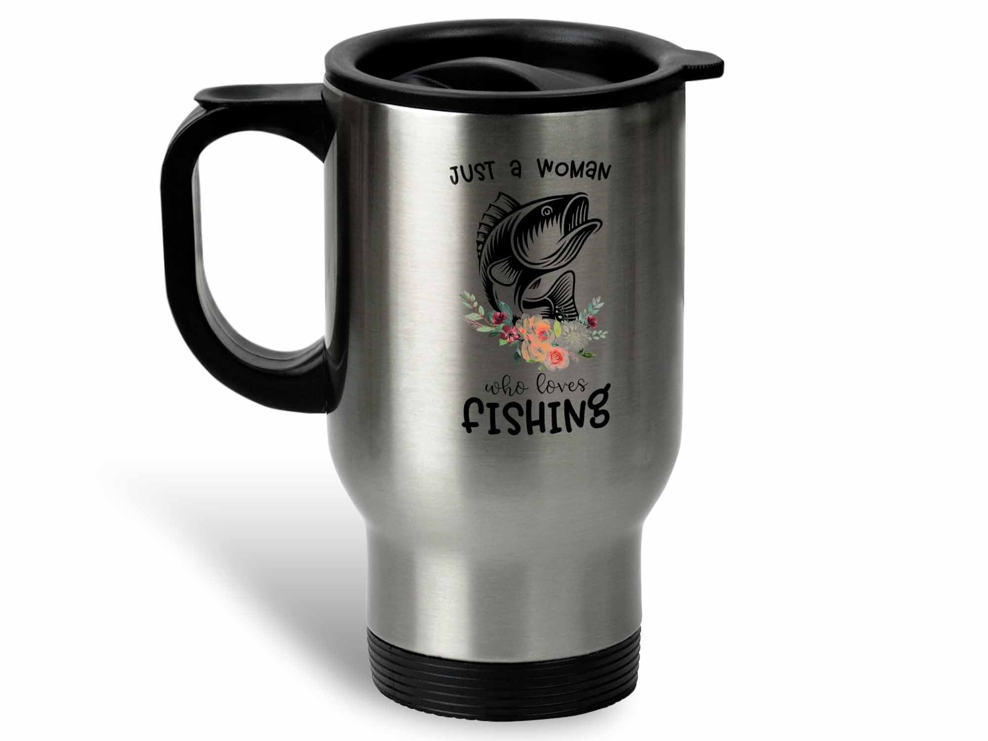 Woman Who Loves Fishing Coffee Mug