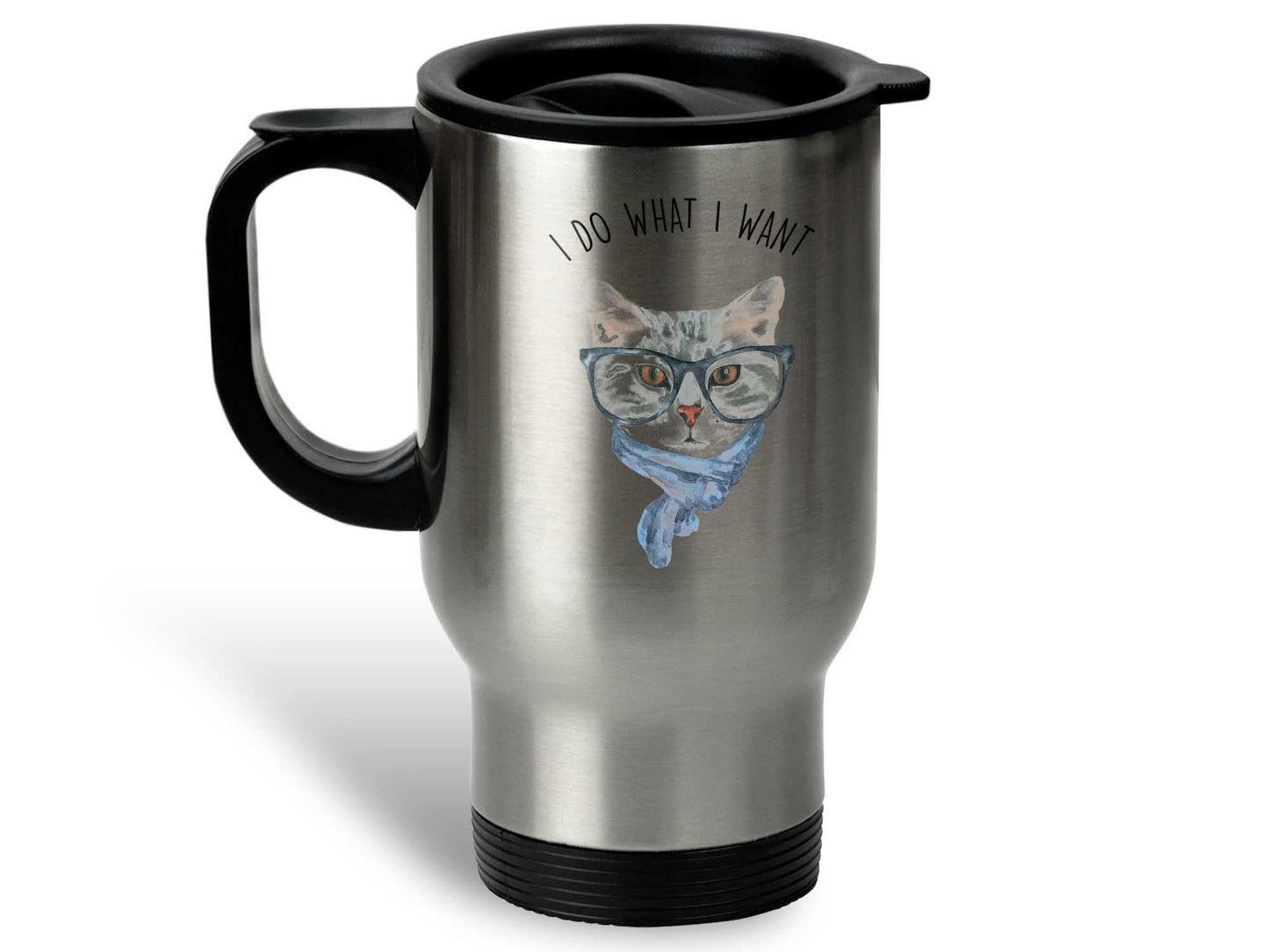 I Do What I Want Cat Coffee Mug
