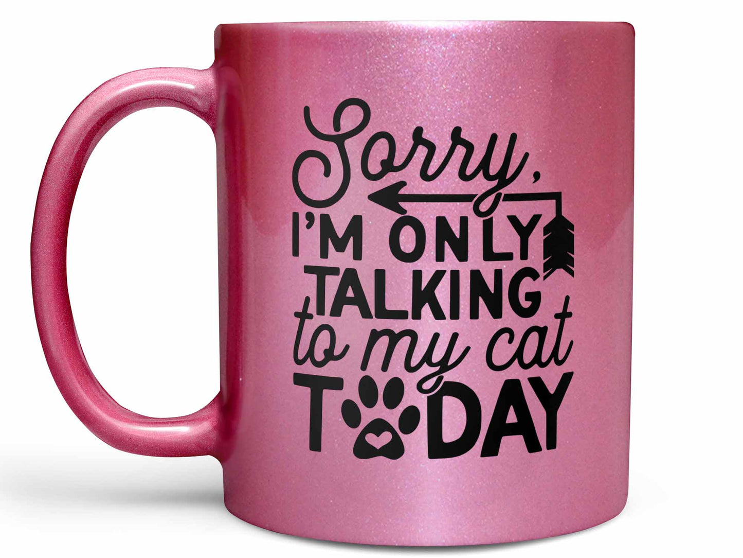 Talking to My Cat Coffee Mug