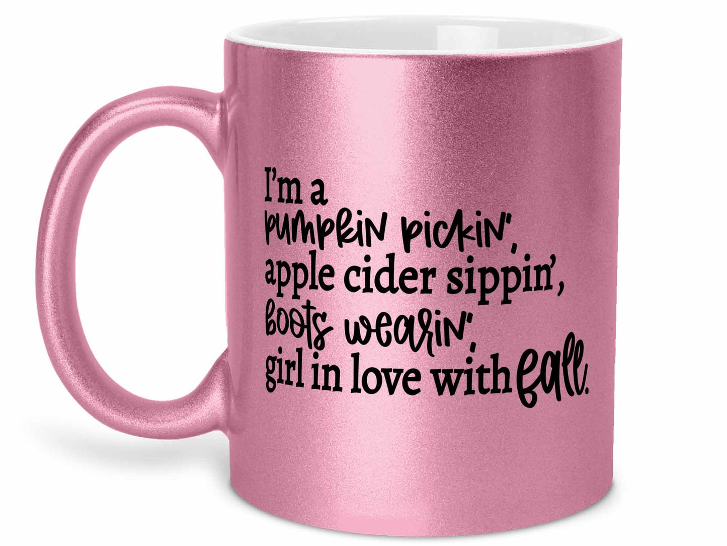Girl in Love Fall Coffee Mug