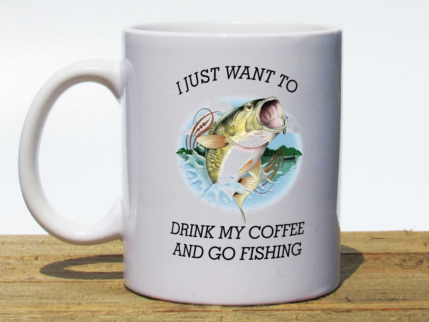 Coffee and Fishing Coffee Mug