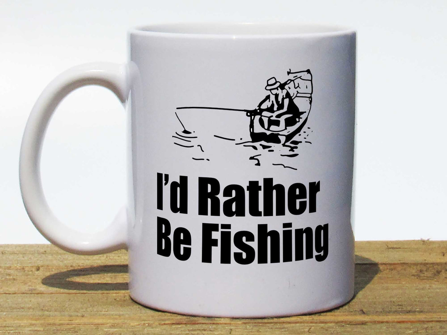 I'd Rather Be Fishing Coffee Mug
