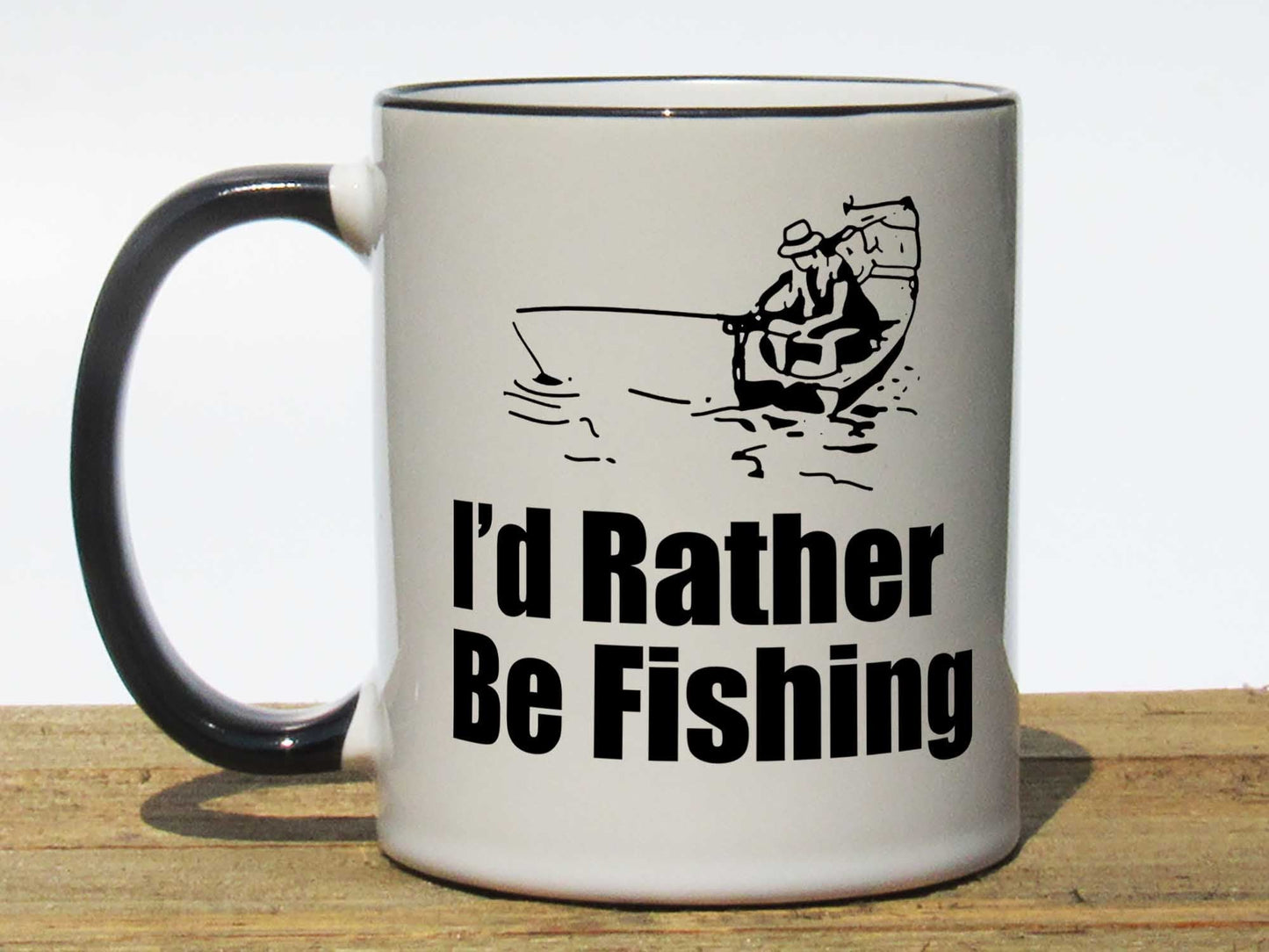 I'd Rather Be Fishing Coffee Mug