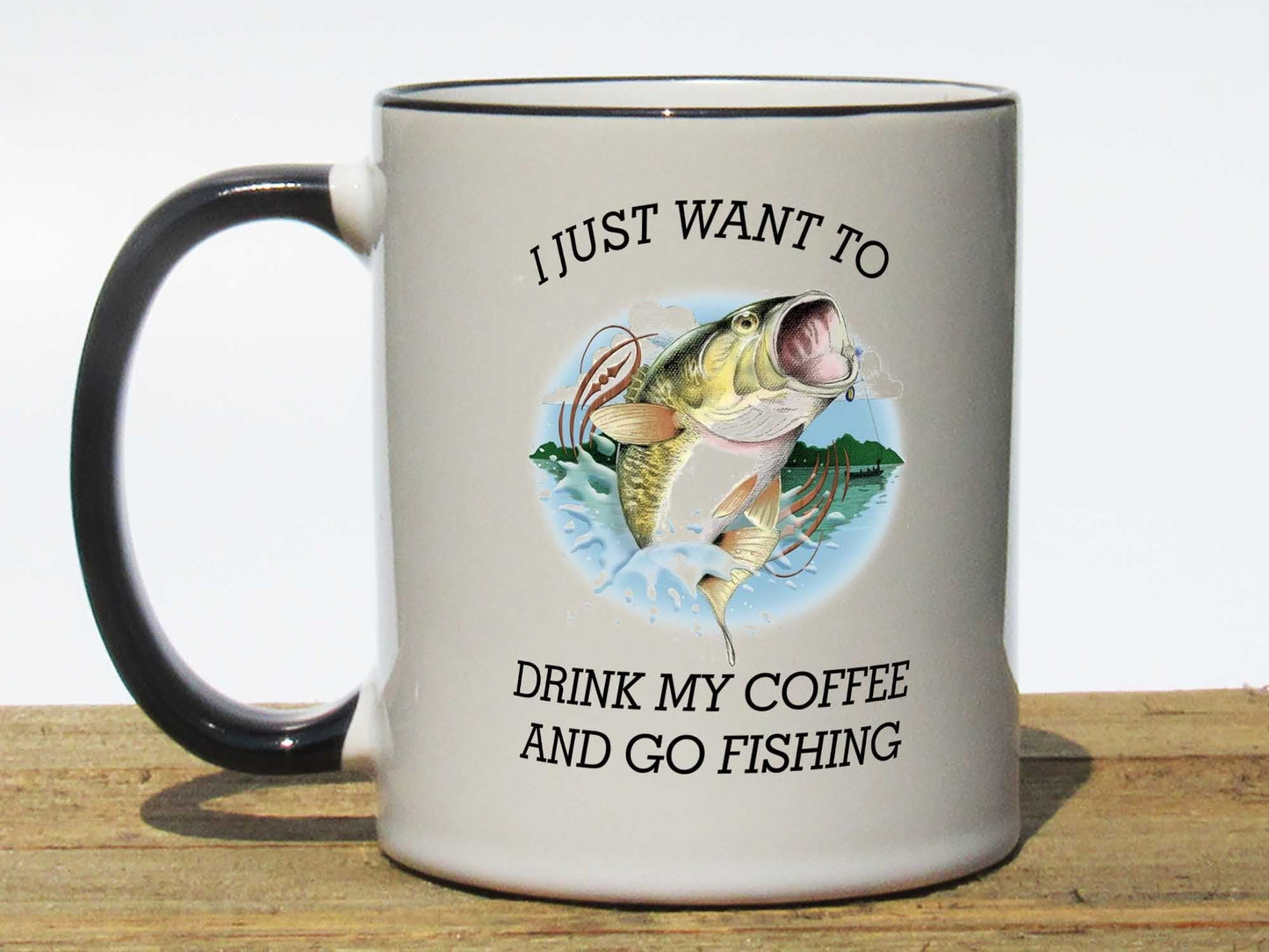 Coffee and Fishing Coffee Mug