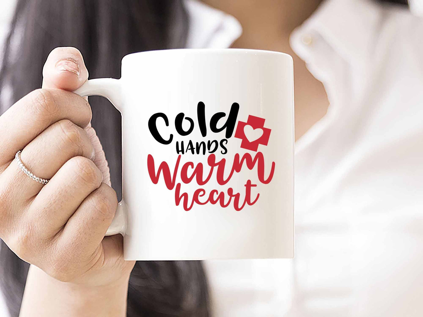 Cold Hands Warm Heart Coffee Mug