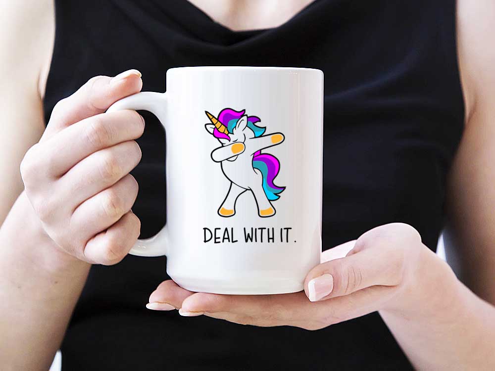 Dabbing Unicorn Coffee Mug