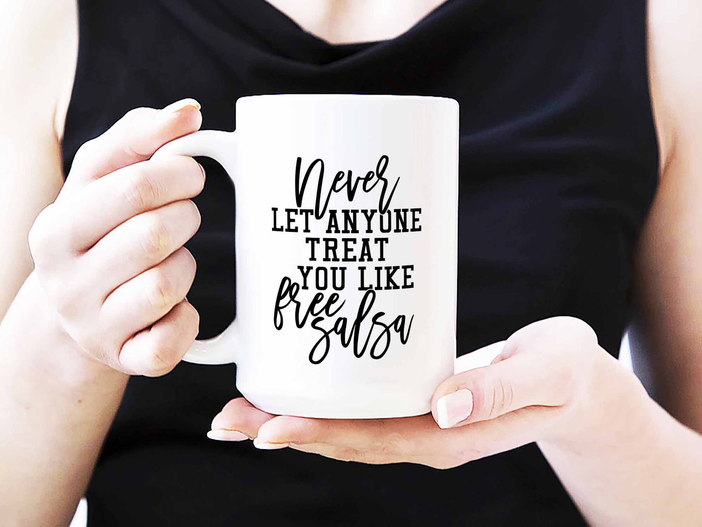 Free Salsa Coffee Mug