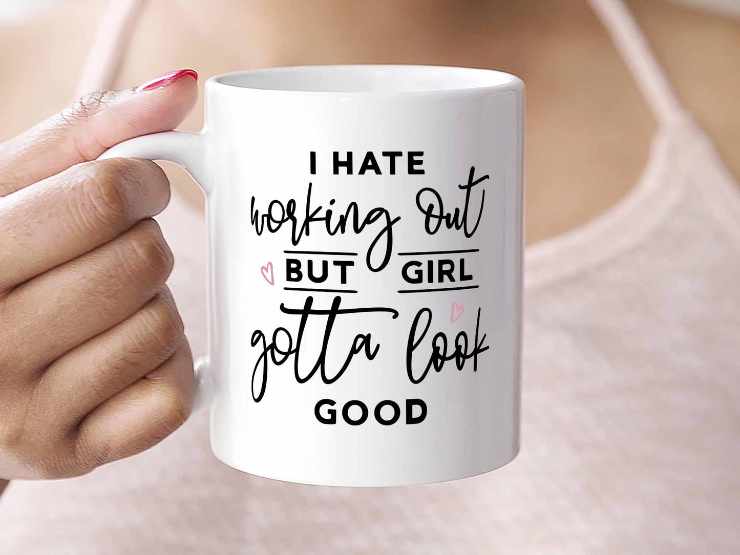 I Hate Working Out Coffee Mug