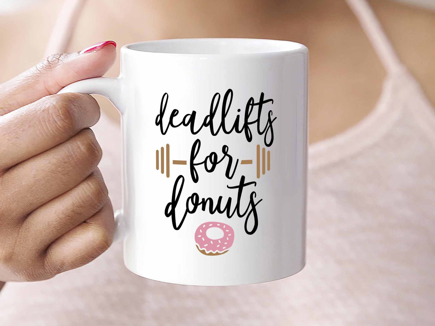 Deadlifts for Donuts Coffee Mug