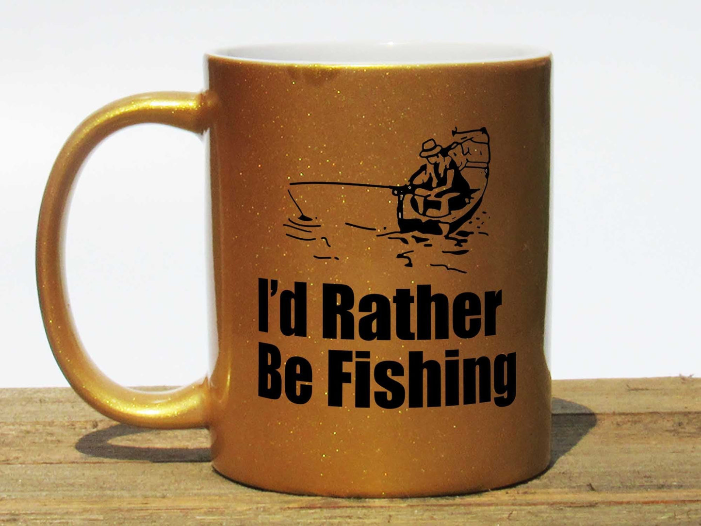 I'd Rather Be Fishing Coffee Mug