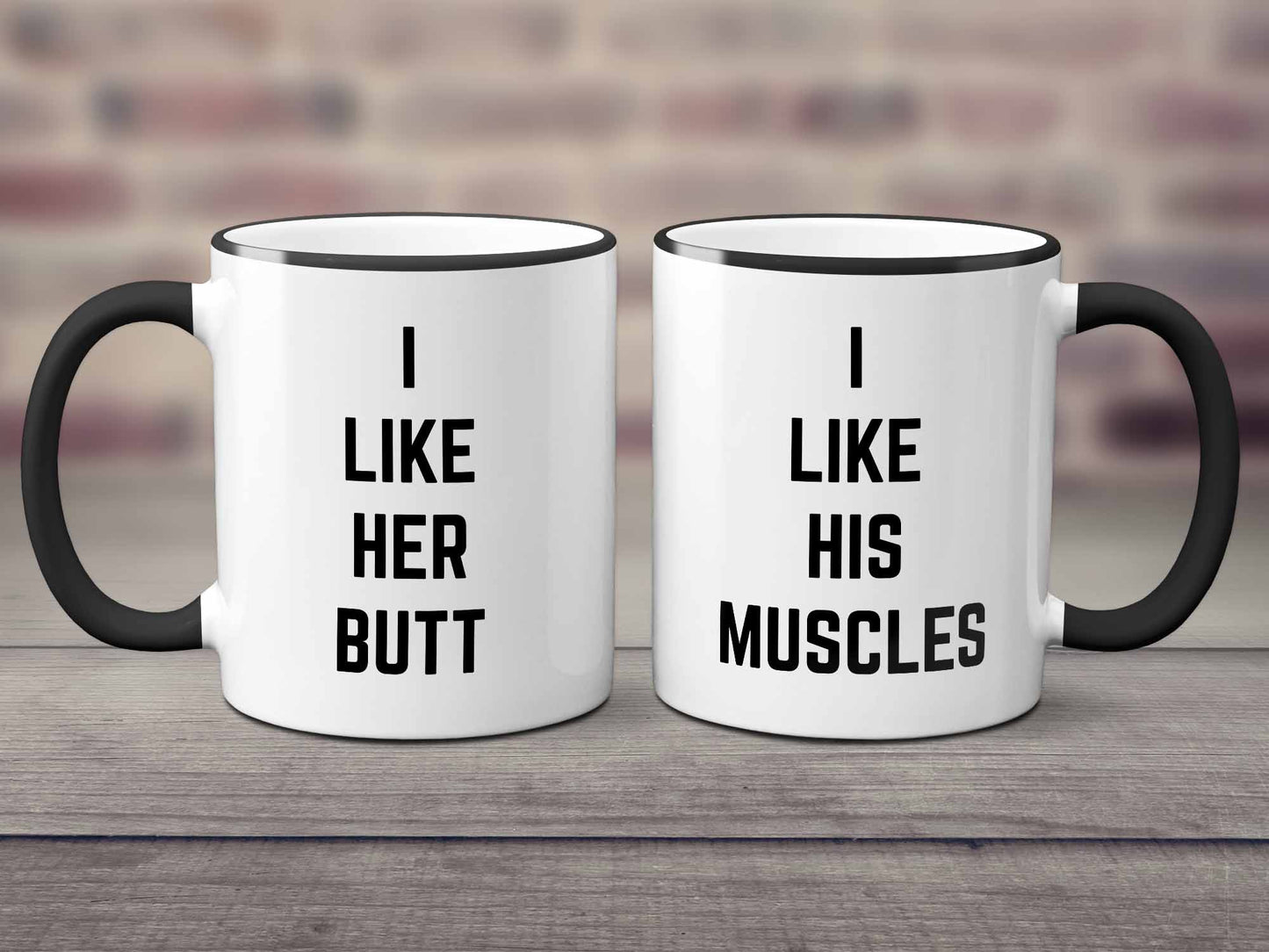 His and Hers Fitness Coffee Mugs