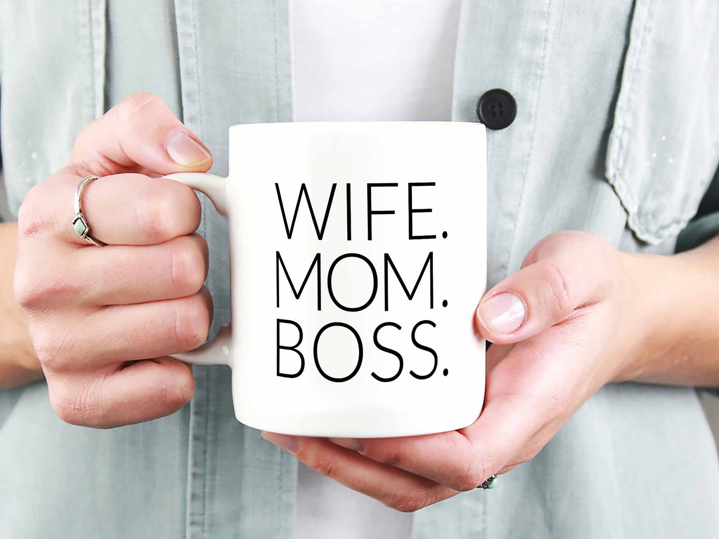 Wife Mom Boss Coffee Mug