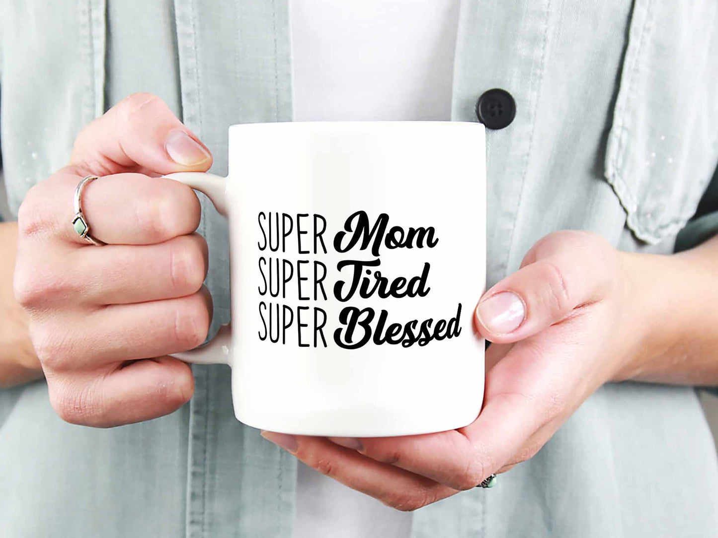 Super Mom Super Tired Coffee Mug
