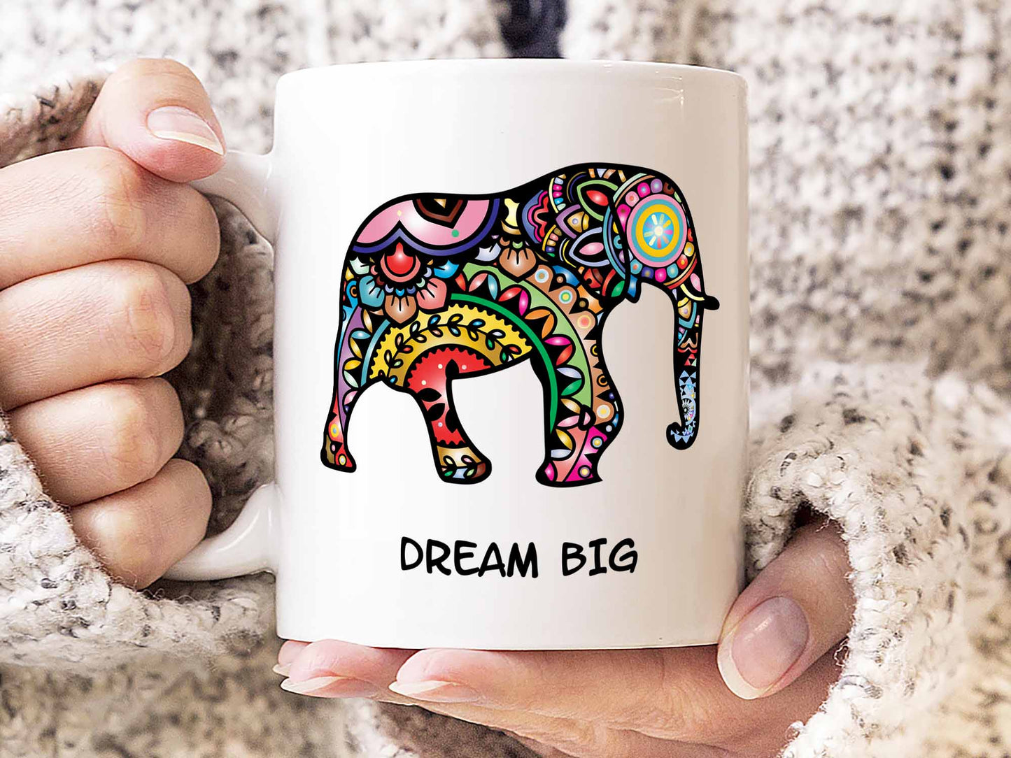 Dream Big Elephant Coffee Mug