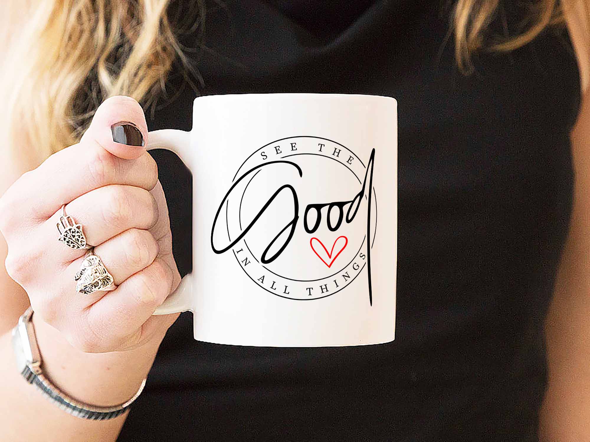 See the Good Coffee Mug