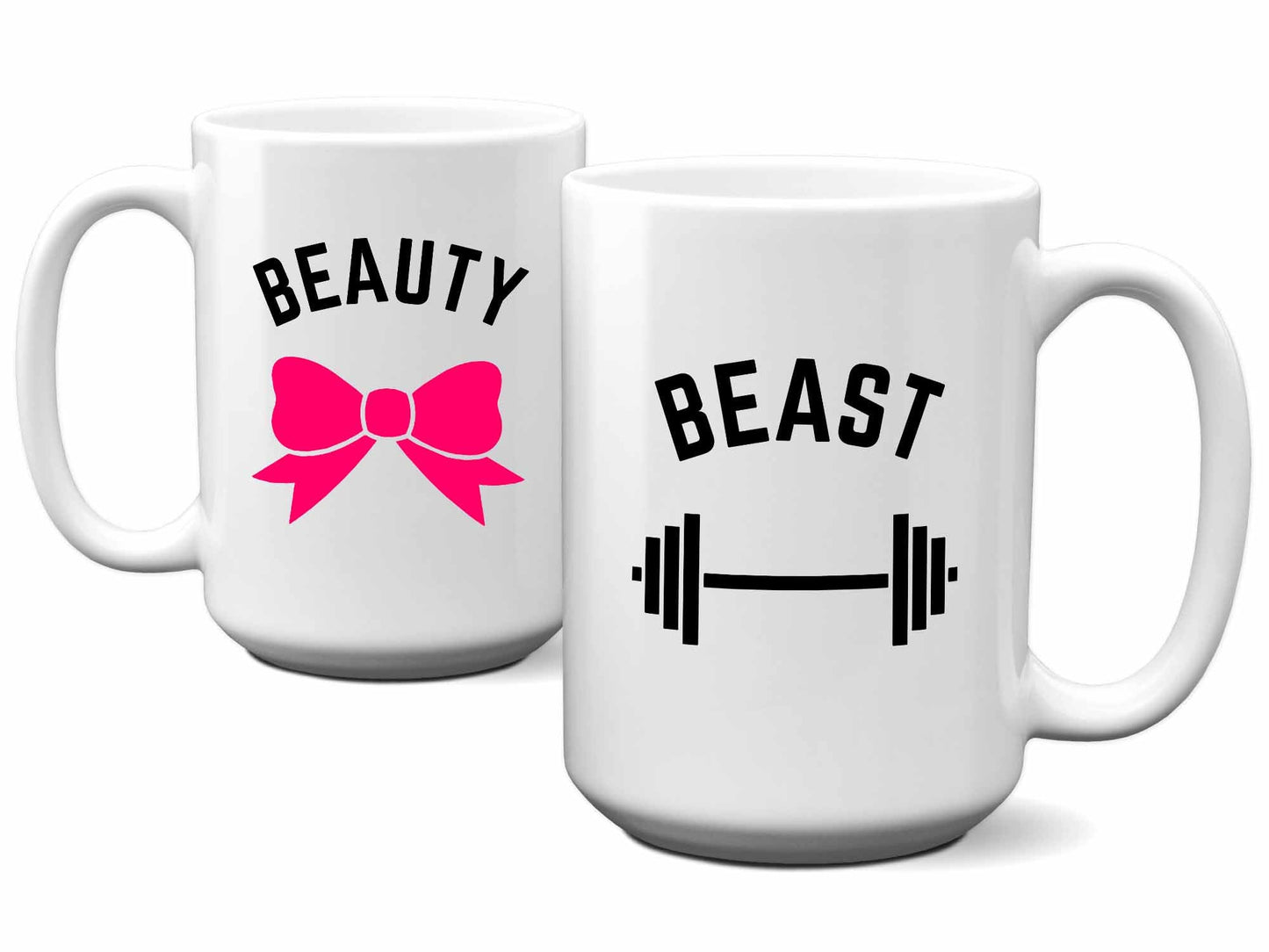 Beauty and Beast Coffee Mugs
