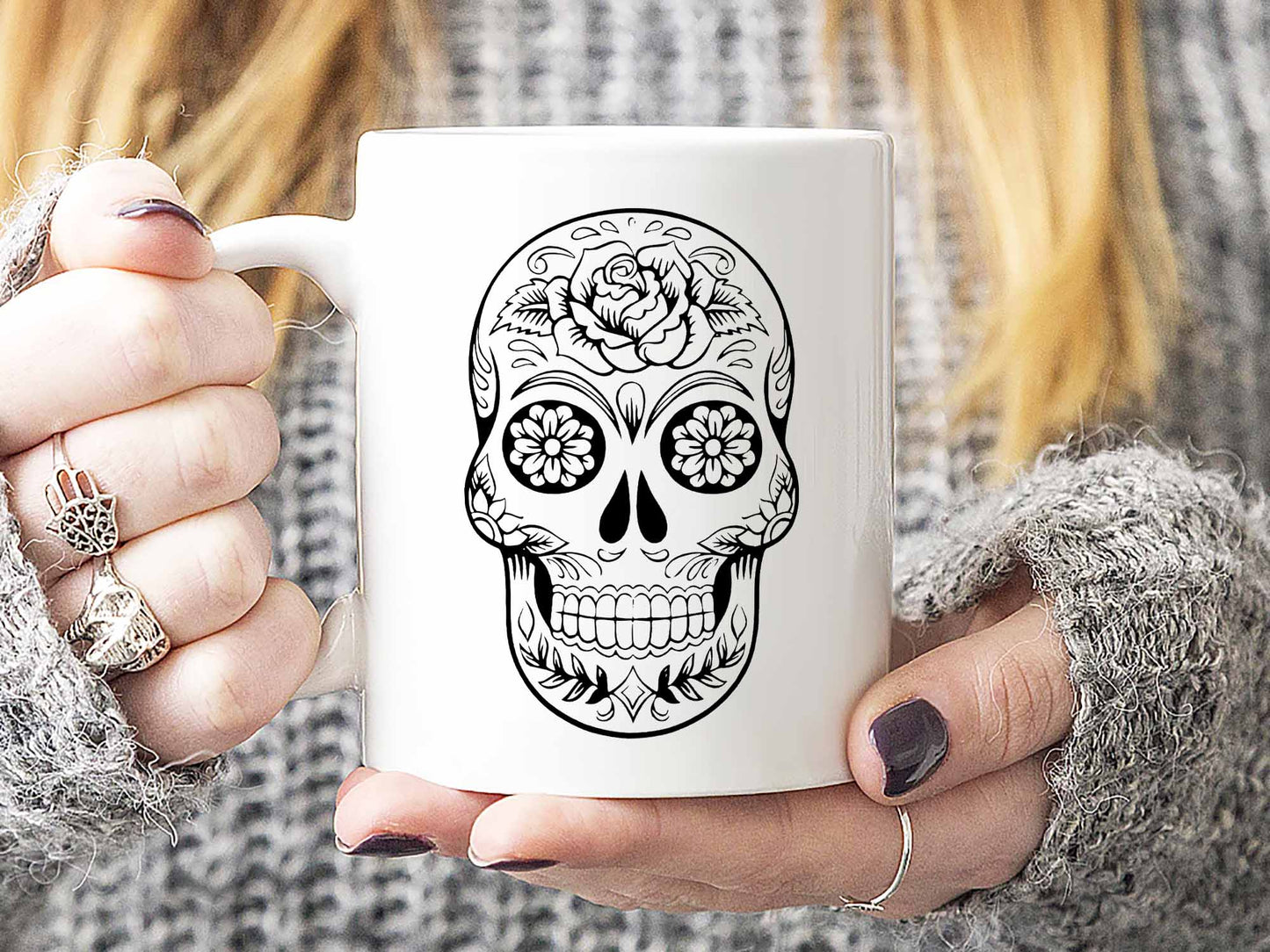 Sugar Skull Coffee Mug